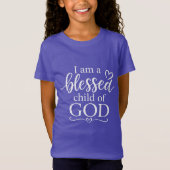 私は神の祝福を受けた子どもです Tシャツ (正面)