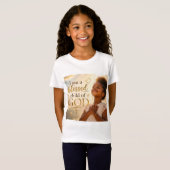 私は神の祝福を受けた子供です Tシャツ (正面フル)