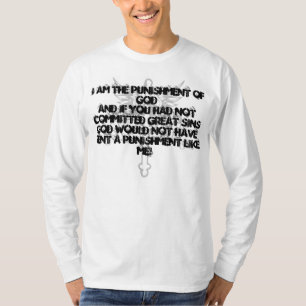 私は神の罰です Tシャツ