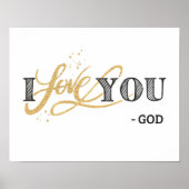 私は神の芸術のプリントから ポスター (正面)