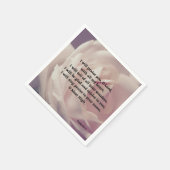 私は神の詩篇9:1-2聖書の聖句を賛美する スタンダードカクテルナプキン (角)