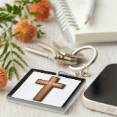 "私は神を愛する"クロス キーホルダー (正面右)