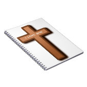 "私は神を愛する"クロス ノートブック (右側)