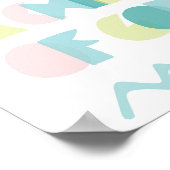 私は神キッズルームカラフルデコールの子供 ポスター (角)