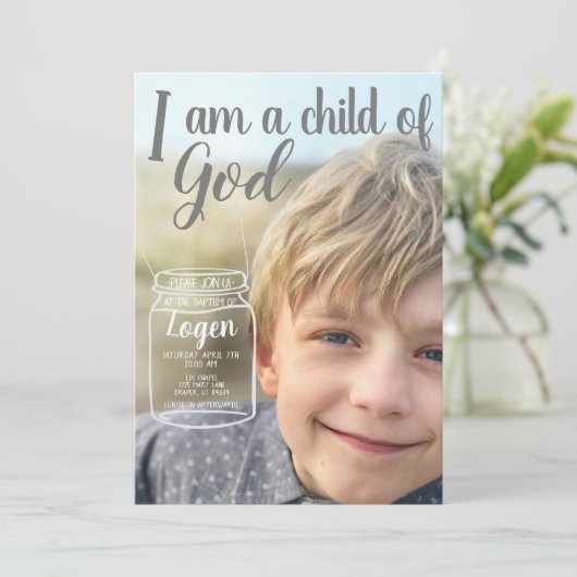 私は神バプテスマカスタム招待状の子だ 招待状 (スタンド正面)