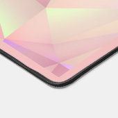 私は神ピンクの輝かしい背景を信頼 デスクマット (コーナー)