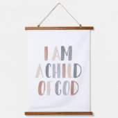 私は神ボホキッズルームデコールの子供 吊り下げ型タペストリー (正面)