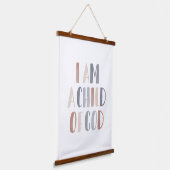 私は神ボホキッズルームデコールの子供 吊り下げ型タペストリー (傾斜あり)