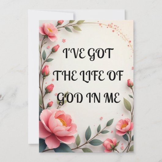 私は神得の命を受けている シーズンカード (正面)