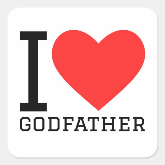 私は神様が大好き スクエアシール (正面)