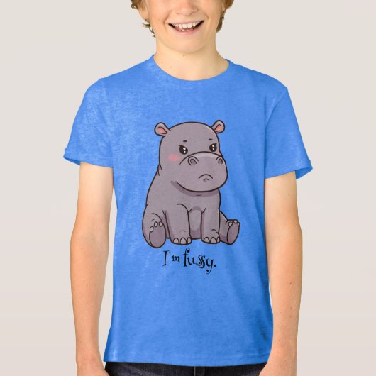 私は神経質だ トライブレンドＴシャツ (正面)