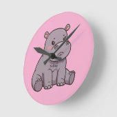 私は神経質だ ラウンド壁時計 (傾斜)