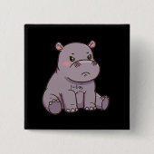 私は神経質だ 缶バッジ (正面)