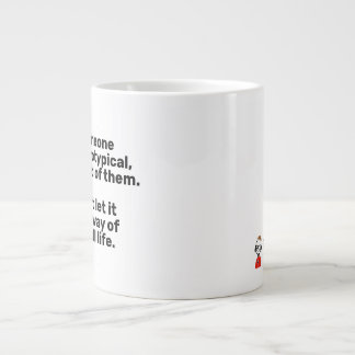 私は神経質なマグカップを好き ジャンボコーヒーマグカップ