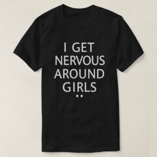 私は神経質な女のまわりにの子のおもしろいことわざ引用文 Tシャツ