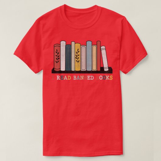 私は禁断読図書ウィーク図書読み手おたく Tシャツ (デザイン正面)