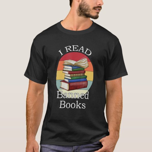 私は禁断読図書図書読書本リーダー Tシャツ (正面)