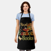私は禁書読週司書のFreadomリーダー エプロン (着用した状態)