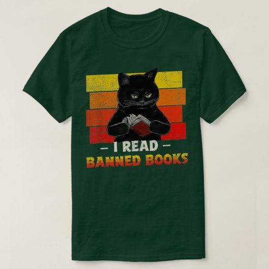 私は禁書読週司書のFreadomリーダー Tシャツ (デザイン正面)