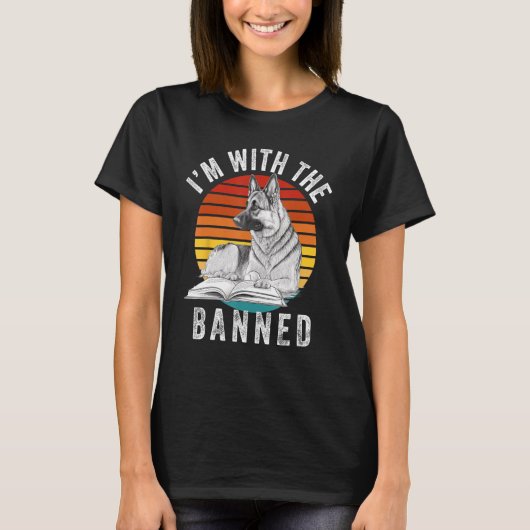 私は禁止された本の本の読BookWorm 2と一緒にいる Tシャツ (正面)