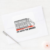 私は禁止された本を持っている スクエアシール (封筒)