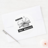 私は禁止された本を持っている ラウンドシール (封筒)