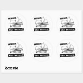 私は禁止された本を持っている ラウンドシール (シート)