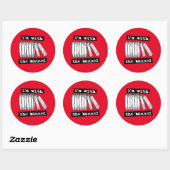 私は禁止された本を持っている ラウンドシール (シート)