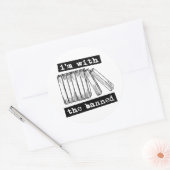 私は禁止された本を持っている ラウンドシール (封筒)