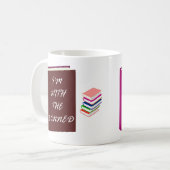 私は禁止された者と一緒にいる コーヒーマグカップ (正面左)