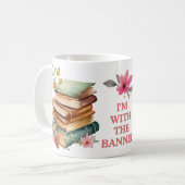 私は禁止された者と一緒にいる コーヒーマグカップ (正面左)