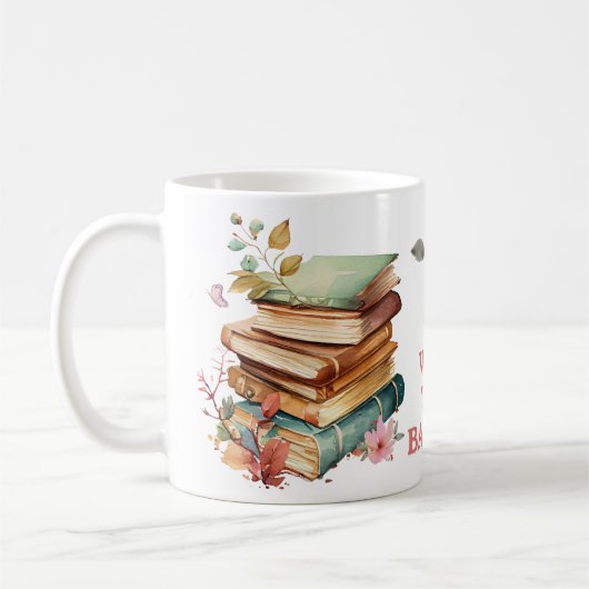 私は禁止された者と一緒にいる コーヒーマグカップ (左)