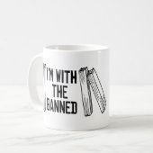 私は禁止された者と一緒にいる コーヒーマグカップ (正面左)