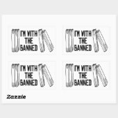 私は禁止された者と一緒にいる 長方形シール (シート)