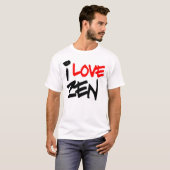 私は禅を愛します Tシャツ (正面フル)