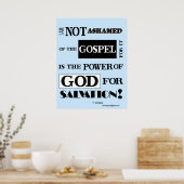 私は福音を恥じていない、ポスター ポスター (キッチン)