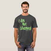 私は福音ローマ116ティーを恥じていない Tシャツ (正面フル)