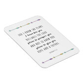 私は私があなたのために持っている計画を知っている マグネット (右側)