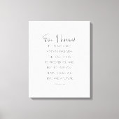 私は私があなたのために持っている計画を知っている, Jeremiah 29:1 キャンバスプリント (正面)