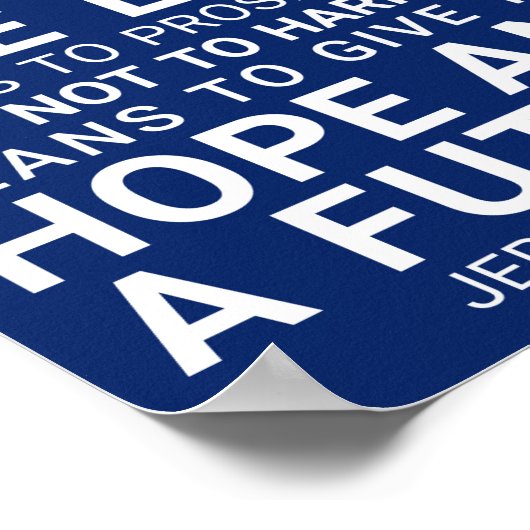 私は私があなたのために持っている計画を知っている, Jeremiah 29:1 ポスター (角)