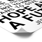 私は私があなたのために持っている計画を知っている, Jeremiah 29:1 ポスター (角)