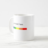 私は私がであるものです コーヒーマグカップ (正面左)