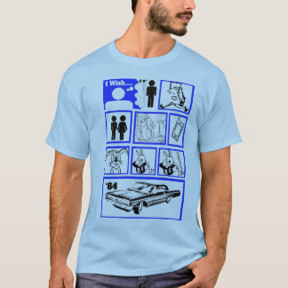私は私がより高い青だったことを望みます Tシャツ