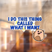 私は私がウィンドウにしがみたいものを行う ウィンドウサイン (シート2)