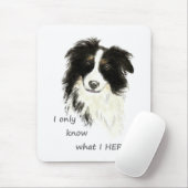 私は私がコリードッグ縁ど引用文を知った マウスパッド (マウス)