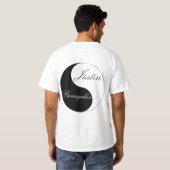 私は私がジャスティンPanagakisだったことを望みます Tシャツ (裏面フル)