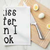 私は私がタオルを調理するよりよく接吻します キッチンタオル (四つ折り)