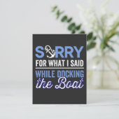 私は私がドッキングしている間に言ったことをごめんなさい サンキューカード (スタンド正面)