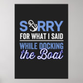 私は私がドッキングしている間に言ったことをごめんなさい ポスター (正面)