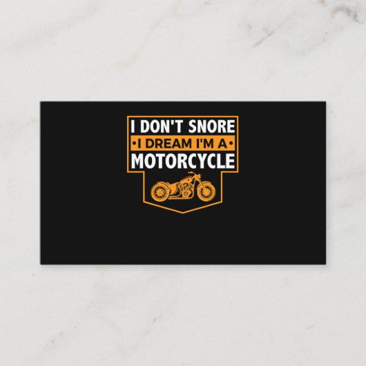 私は私がバイクのいびき自転車の夢を奪うことはない エンクロージャーカード (正面)